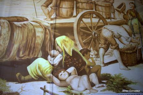 Trampantojo. Museo del Vino. Wine museum 10 Increíbles Trampantojos y murales en Navalcarnero por Alberto Pirrongelli