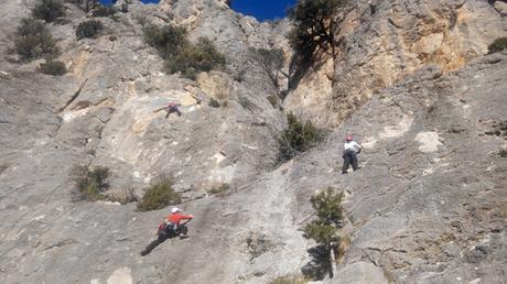 AGER - paredón para escalar en invierno AGER - paredón para escalar en invierno