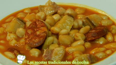 Receta de potaje de alubias y garbanzos