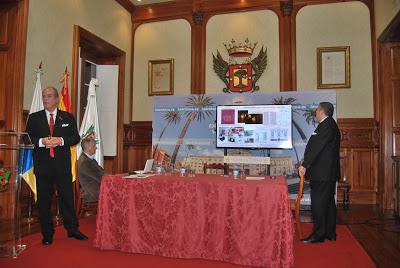 Momentos especiales conferencia masónica, impartida en Salón de Plenos  Excelentísimo Ayuntamiento de la Orotava.