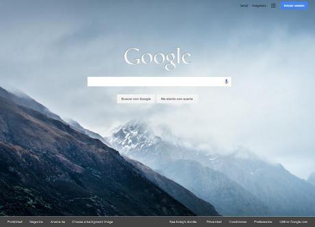 Como agregar una imagen de fondo al buscador de Google Fondos para Google Homepage