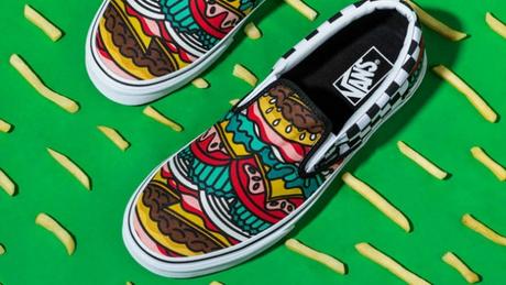 VANS lanza una edición limitada con estampados de comida basura