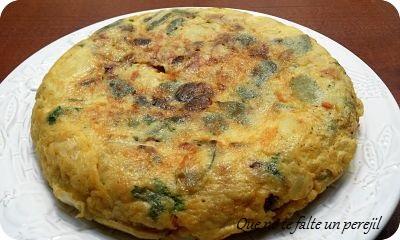 Tortilla de Patatas, Judías Verdes y Coles