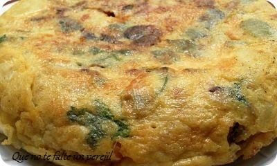 Tortilla de Patatas, Judías Verdes y Coles