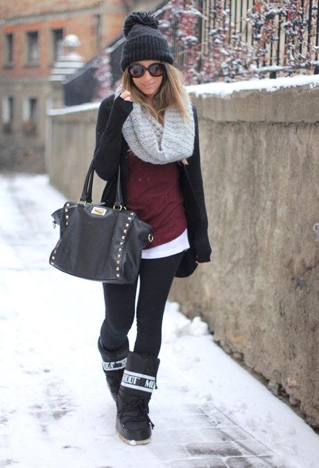 Looks inspiración : Prendas calentitas y maxi- bufandas. Looks inspiración : Prendas calentitas y maxi- bufandas.
