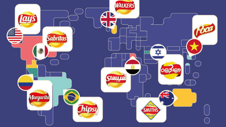Una infografía que recoge cómo se llaman algunas marcas según el país