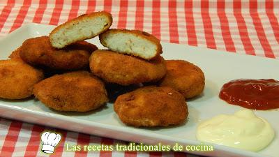 Receta fácil de nuggets de pollo