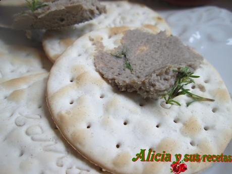 PATÉ DE SETAS AL OPORTO