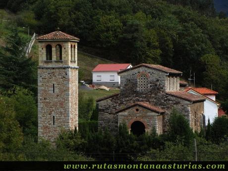 Ruta de Priañes: San Pedro de Nora, iglesia prerrománica