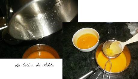 Tarta de yema con nata Tarta de yema con nata