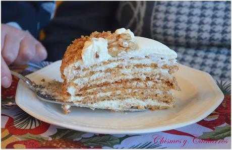 Tarta Medovník para mí cumple