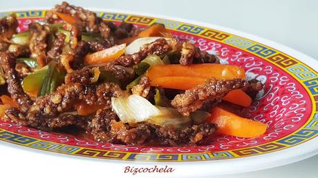 TERNERA CRUJIENTE AGRIPICANTE: CRISPY SHREDDED BEEF