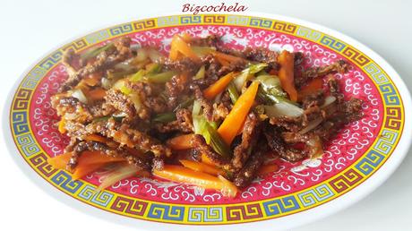 TERNERA CRUJIENTE AGRIPICANTE: CRISPY SHREDDED BEEF