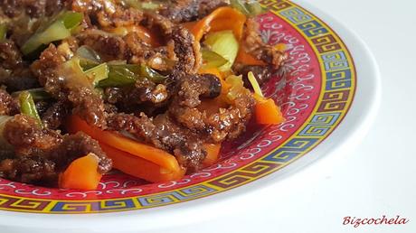 TERNERA CRUJIENTE AGRIPICANTE: CRISPY SHREDDED BEEF