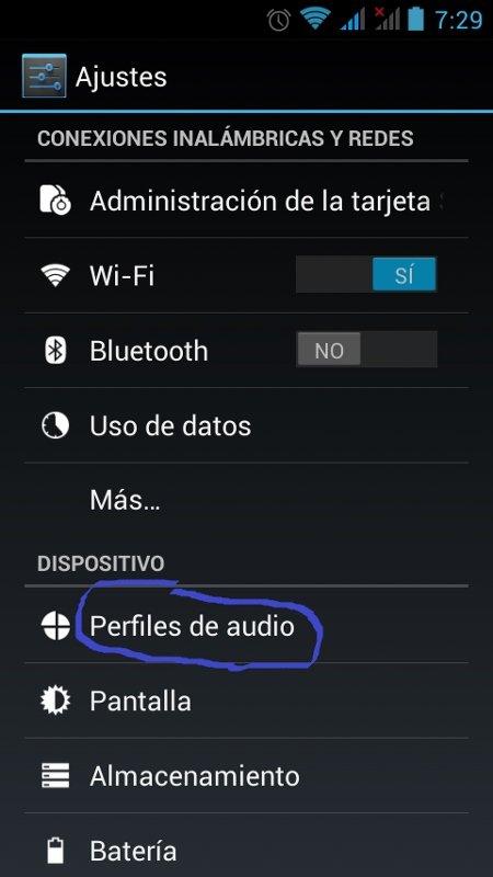 Problemas con el sonido en android Problemas con el sonido en android