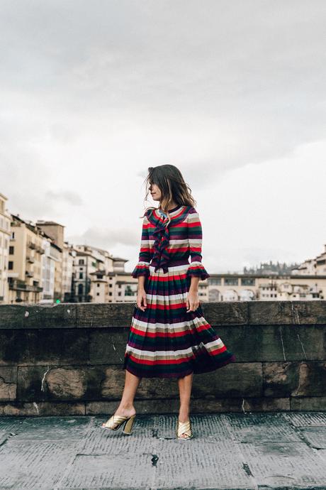 Fireze4Ever Style Lab I Firenze4Ever-Luisa_VIa_Roma-Gucci_Striped_Dress-Gucci_Gold_Sandals-Outfit-Florence-Street_Style-Firenze4Ever-Luisa_VIa_Roma-Gucci_Striped_Dress-Gucci_Gold_Sandals-Outfit-Florence-Street_Style-27