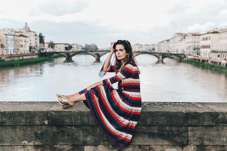 Fireze4Ever Style Lab I Firenze4Ever-Luisa_VIa_Roma-Gucci_Striped_Dress-Gucci_Gold_Sandals-Outfit-Florence-Street_Style-68
