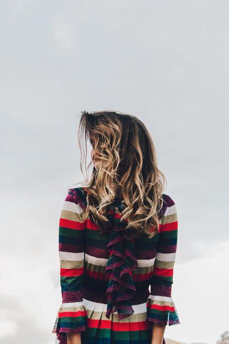 Fireze4Ever Style Lab I Firenze4Ever-Luisa_VIa_Roma-Gucci_Striped_Dress-Gucci_Gold_Sandals-Outfit-Florence-Street_Style-20