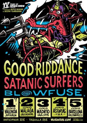 Gira española en junio de Good Riddance y Satanic Surfers Gira española en junio de Good Riddance y Satanic Surfers