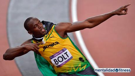 Usain Bolt, celebración, rayo