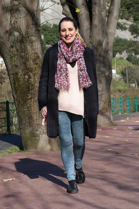 Outfit sportychic en rosa