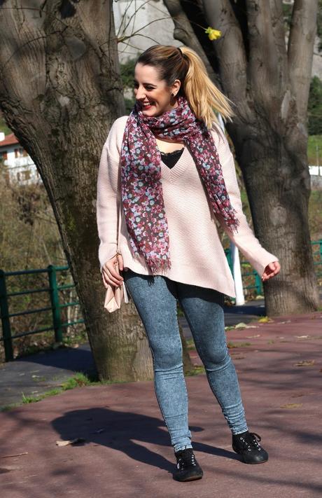 Outfit sportychic en rosa