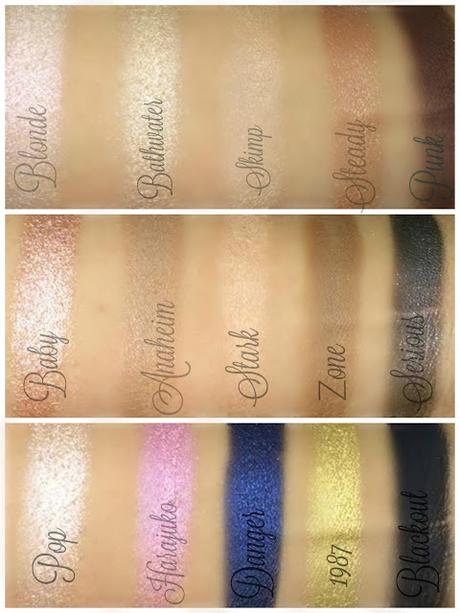 Urban Decay X Gwen Stefani . Review y Swatches .