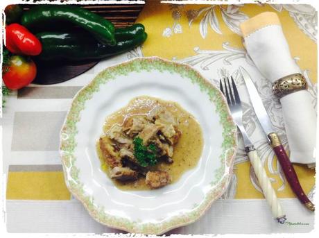 Carne a la pimienta en salsa Carne guisada a la pimienta 3