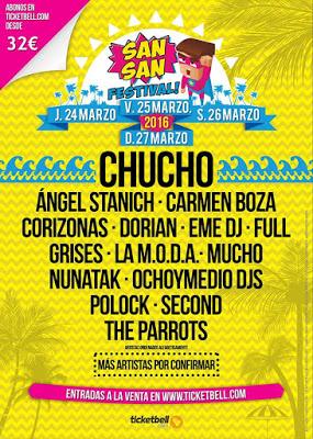 El SanSan Festival 2016 incorpora a Chucho a su cartel