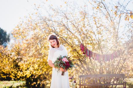 Boda en tonos Marsala