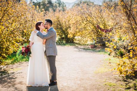 Boda en tonos Marsala