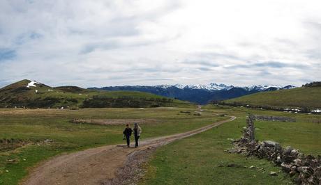 Picos la Berza y Redondo desde Taja