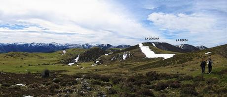 Picos la Berza y Redondo desde Taja