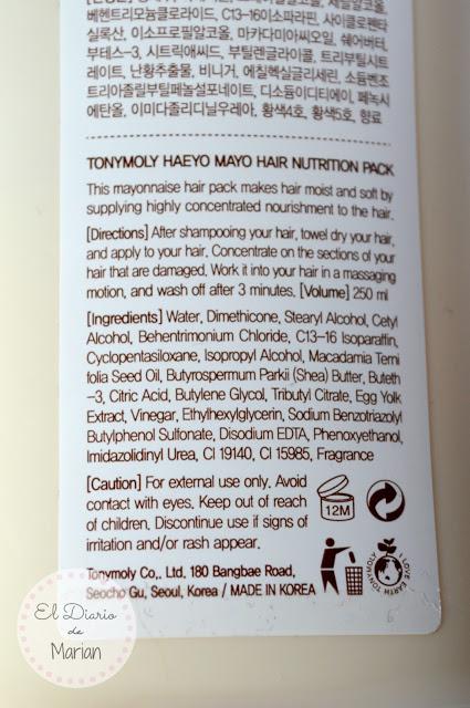 Haeyo Mayo Hair nutrition pack Rerview Jolse.com