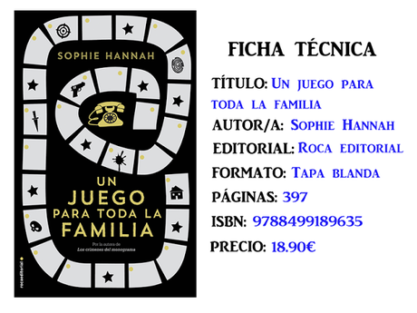 Reseña: Un juego para toda la familia, de Sophie Hannah Reseña: Un juego para toda la familia, de Sophie Hannah