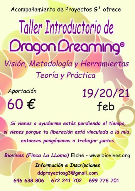 Taller Introductorio Dragon Dreaming  Biovives “Elche”