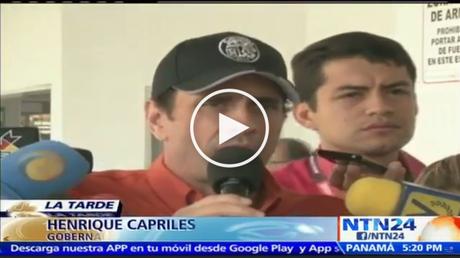 Capriles pide un referendo revocatorio de Nicolás Maduro Capriles revocatorio Maduro