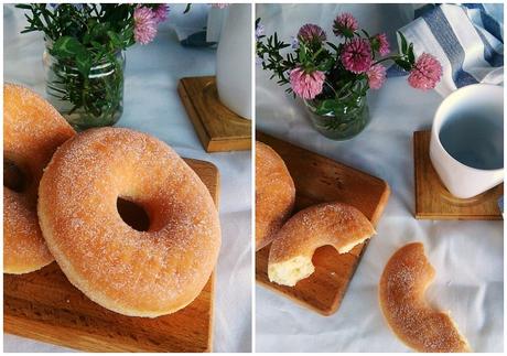 Receta donuts de azúcar y canela al horno