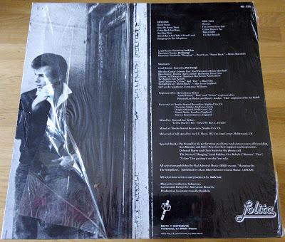 Jack Lee -Greatest hits Vol 1 Lp 1987 (1981)