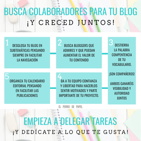 Cómo buscar, organizar y coordinar colaboradores mensuales para tu blog