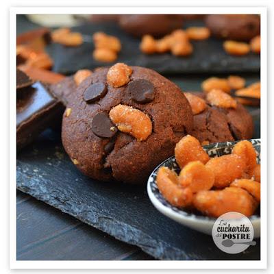 COOKIES DE CHOCOLATE Y MANTEQUILLA DE CACAHUETE / PEANUT BUTTER AND CHOCOLATE COOKIES COOKIES DE CHOCOLATE Y MANTEQUILLA DE CACAHUETE / PEANUT BUTTER AND CHOCOLATE COOKIES