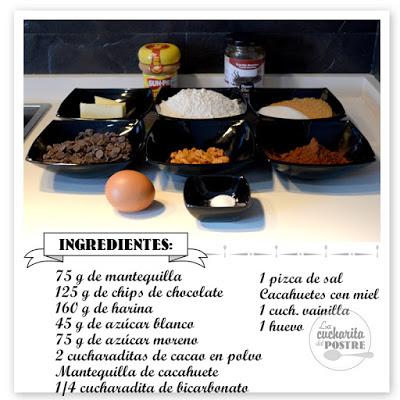 COOKIES DE CHOCOLATE Y MANTEQUILLA DE CACAHUETE / PEANUT BUTTER AND CHOCOLATE COOKIES COOKIES DE CHOCOLATE Y MANTEQUILLA DE CACAHUETE / PEANUT BUTTER AND CHOCOLATE COOKIES
