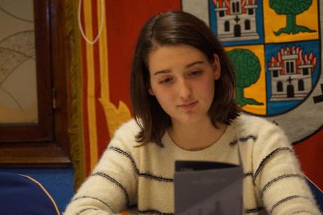 Amanda San Román recibió ayer el Premio Jaime Gil de Biedma Amanda San Román recibió ayer el Premio Jaime Gil de Biedma