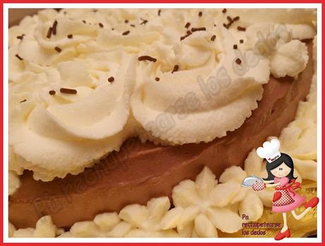 * Tarta de chocolate y mascarpone (Thermomix y tradicional)