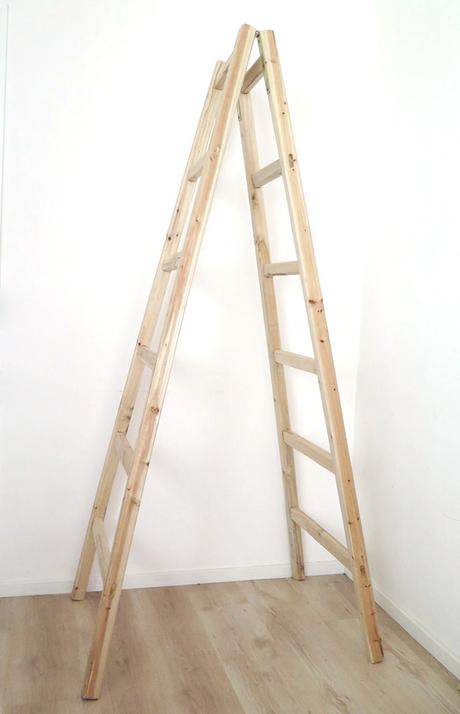 Diy: escalera de madera a modo de zapatero low cost! paperblog