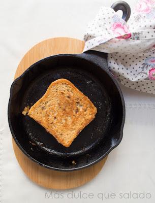 Sandwich de nocilla y nubes #singluten Sandwich de nocilla y nubes #singluten