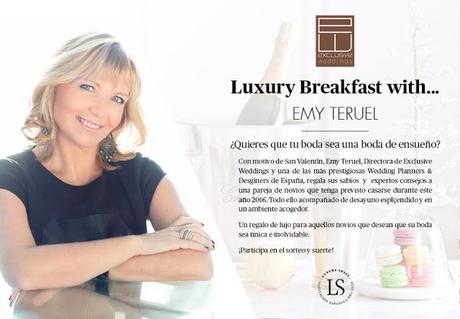 Sorteo de un Luxury Breakfast con Emy Teruel 