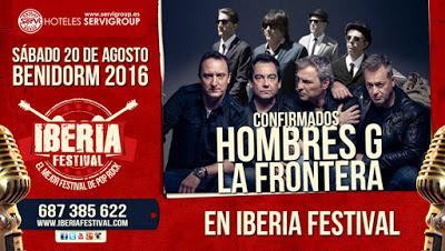 Hombres G y La Frontera, primeras confirmaciones del V Iberia Festival