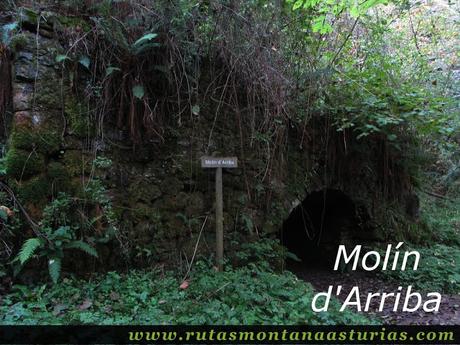 Ruta de los Molinos del Rio Profundo: Molín d'Arriba