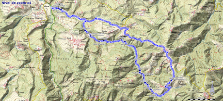 Mapa ruta Molinos Río Profundu